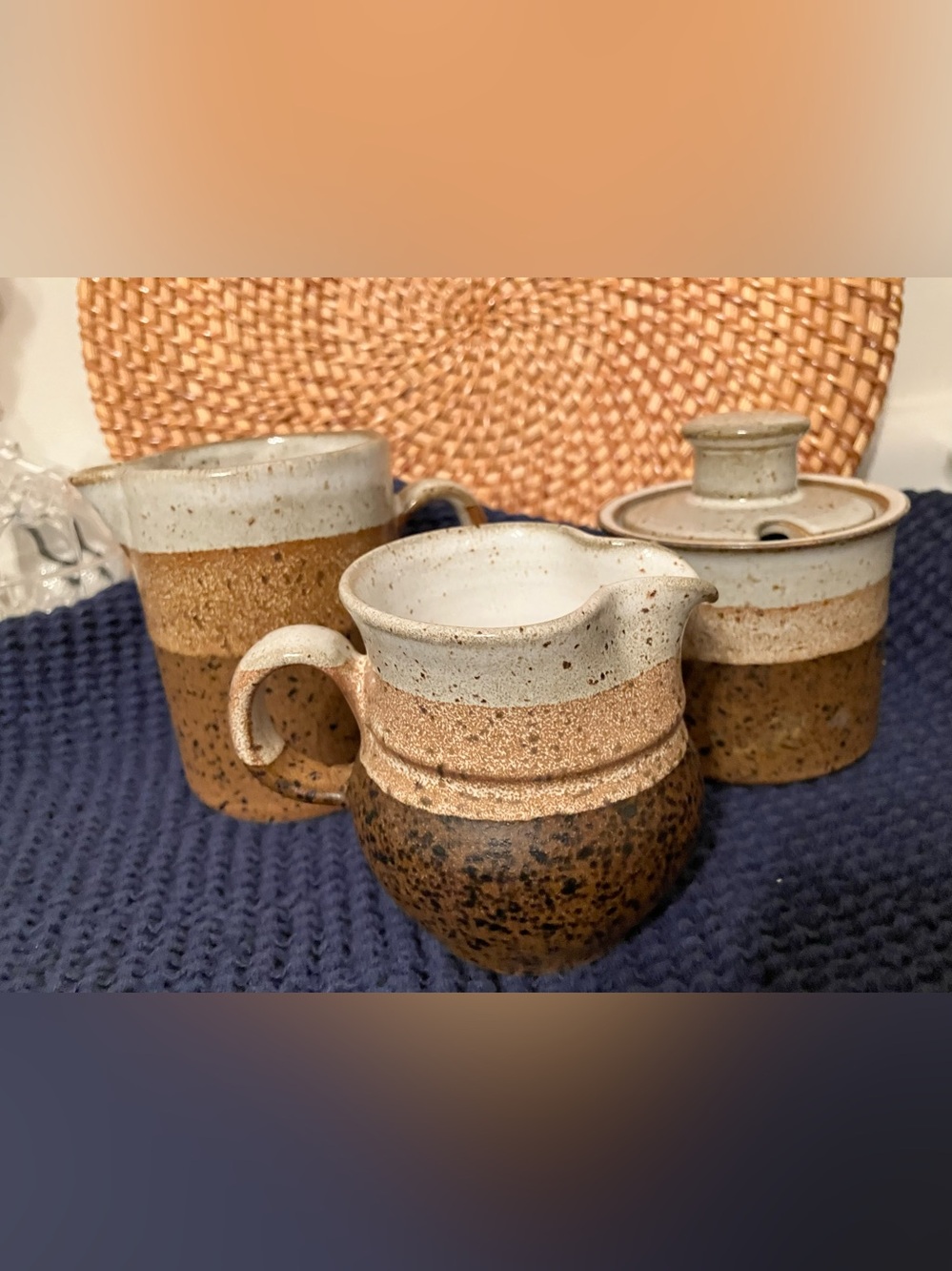 Iden English stoneware trio